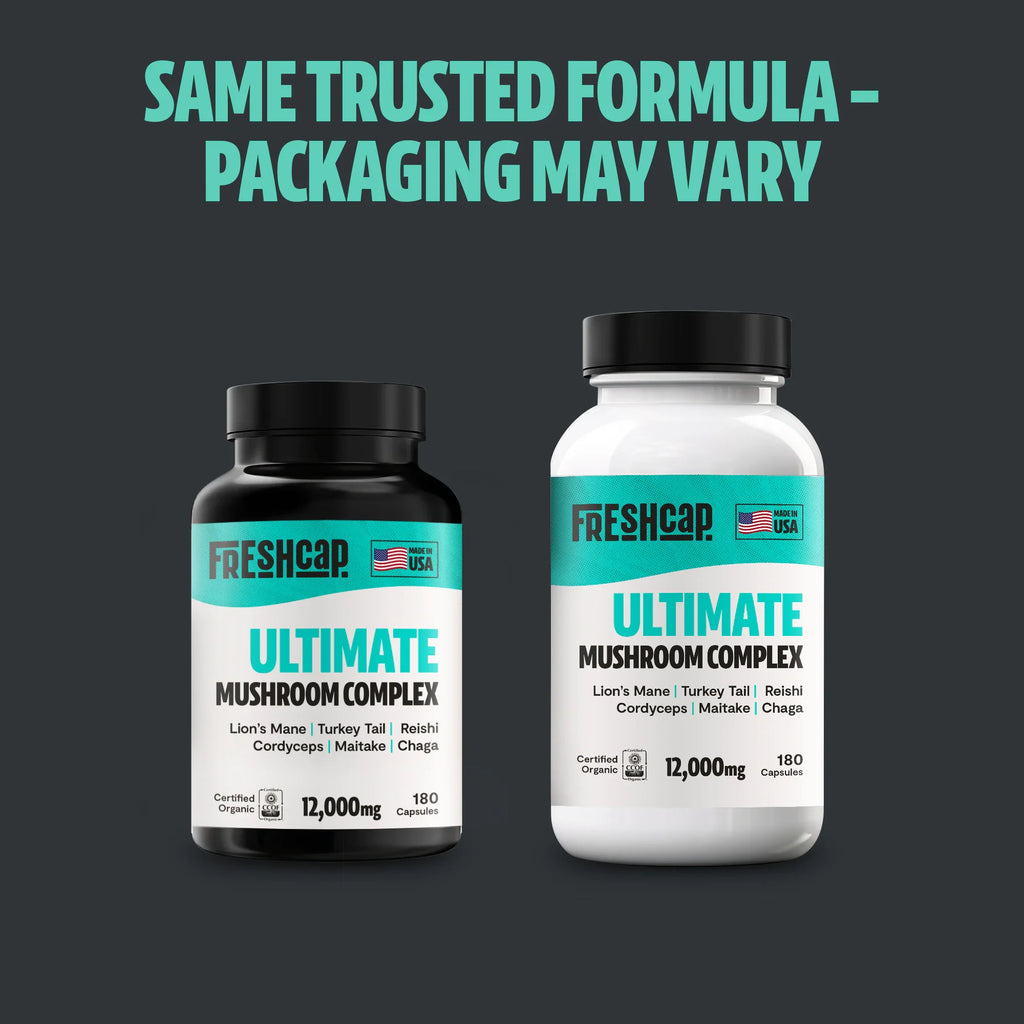 Organic Mushroom Complex Supplement Capsules